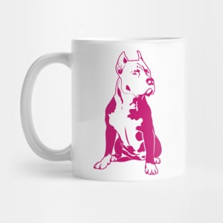 Pink Pitbull Mug